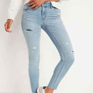 ON Mid-rise Rockstar Skinny Ripped Jeans